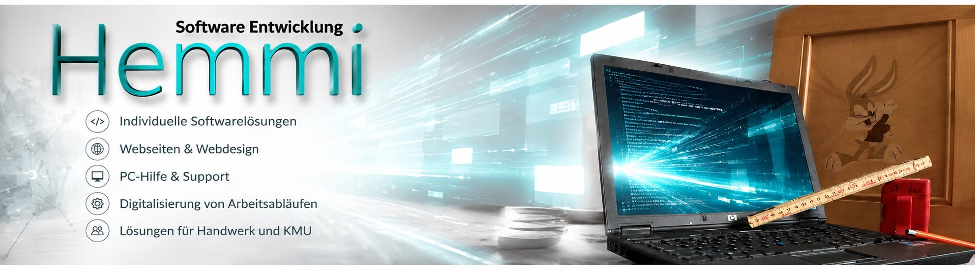 Hemmi Software Entwicklung: individuelle Softwarelösungen, websites and PC-Hilfe aus der Praxis für Graubünden
